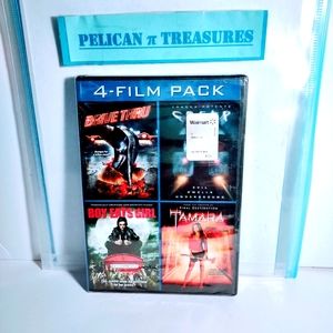 4 Film Pack Of Horror Movie Entertainment On Dvd
